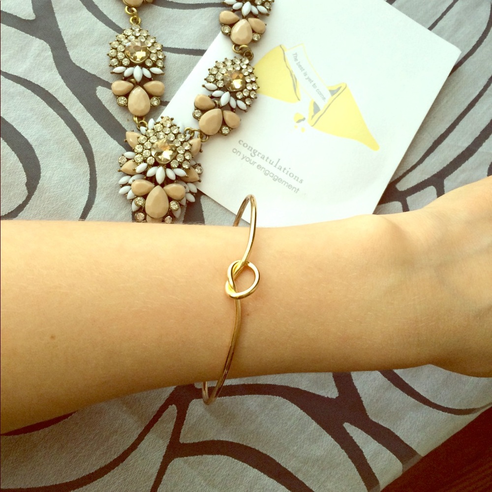 Tying the Knot Bracelet - gold or silver